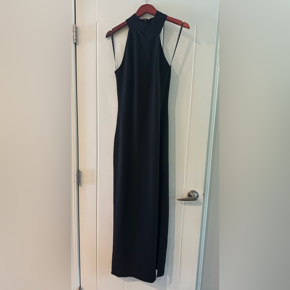 RACHEL Rachel Roy Black One Shoulder Gown